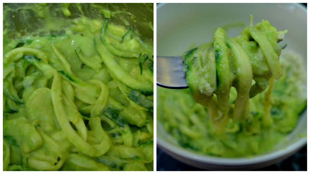Zucchini Pasta Recipe - Creamy Avocado Zoodles - Easy Low Carb Keto Zoodles Recipe + Video Tutorial - How to cook low carb zucchini noodles. 