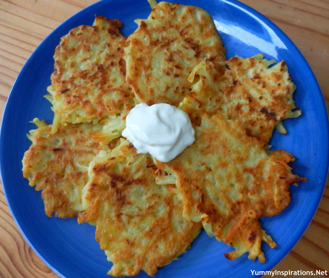 Easy Potato Pancakes Recipe - like a latke