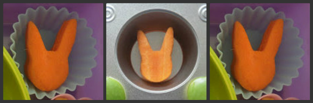 Carrot bunny collage