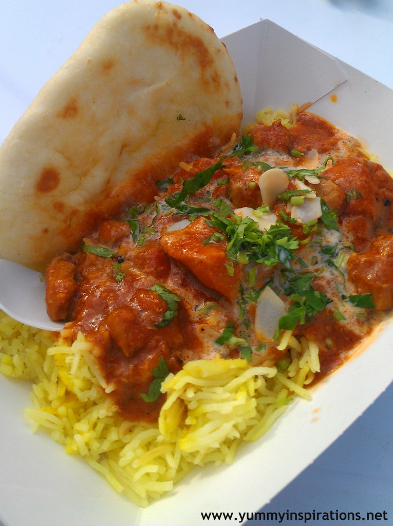 Butter Chicken at melbourne night noodle markets