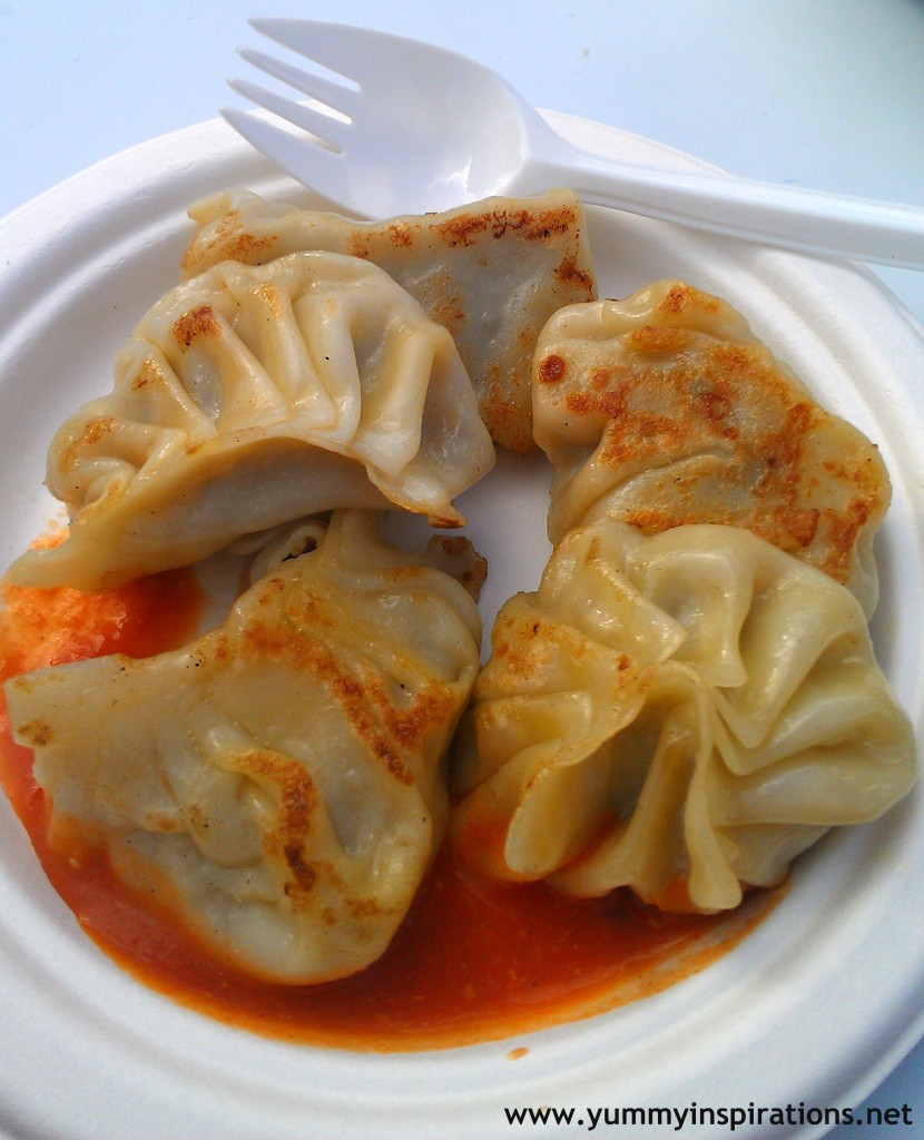 Dumplings at melbourne night noodle markets