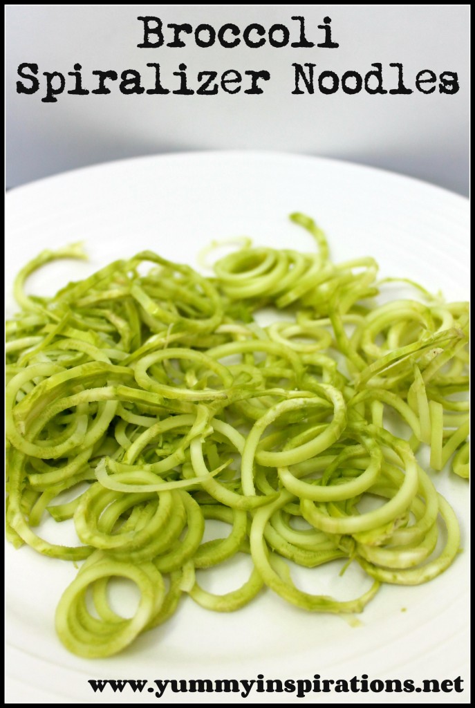 Broccoli Vegetables Spiralizer noodles recipes
