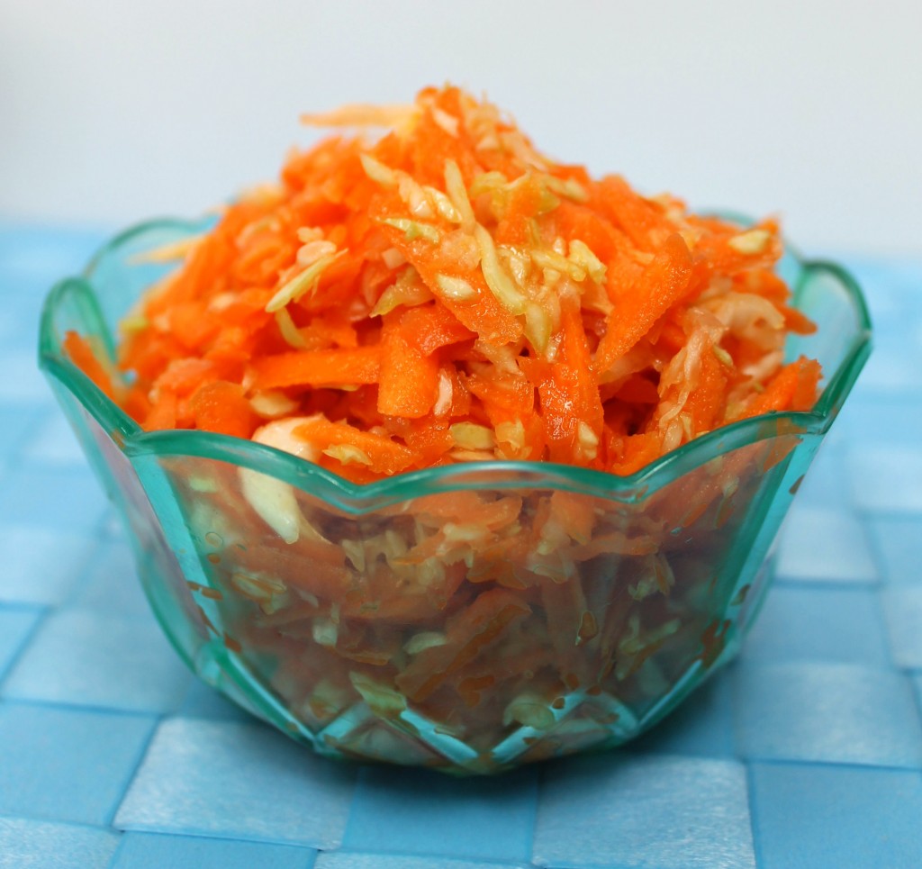 Carrot and cabbage salad