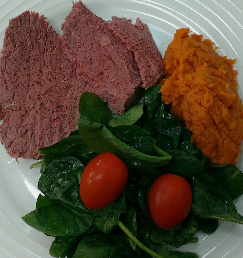 Silverside and Sweet Potato Mash