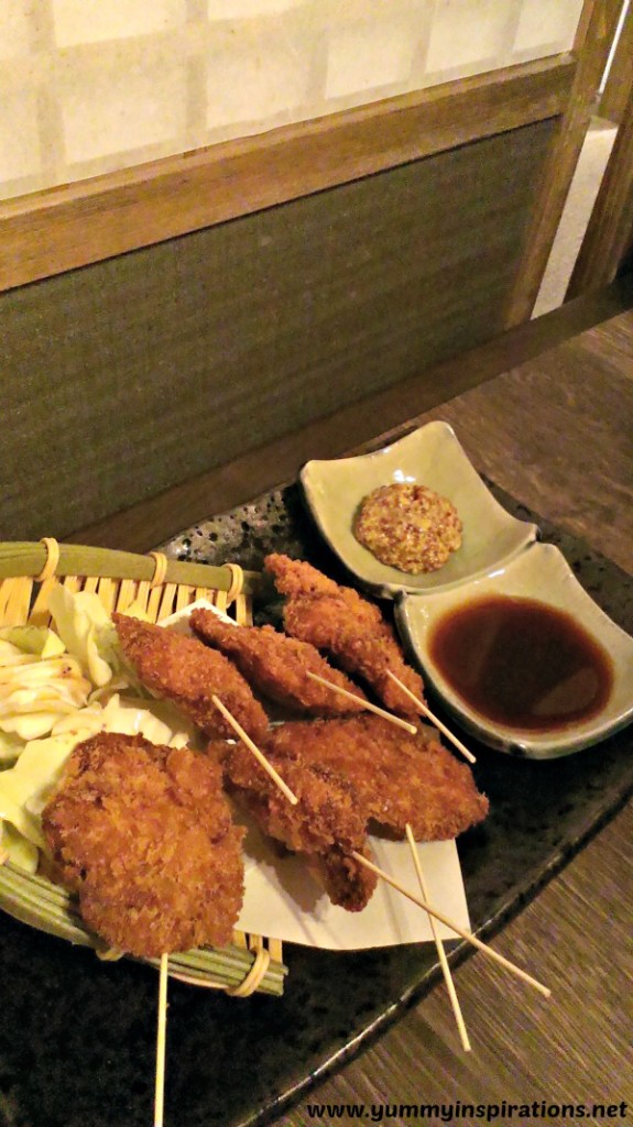 Chicken Cutlets at Amazing Japanese Restaurant In Tokyo