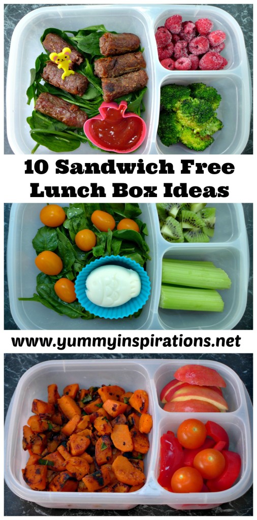 10 Sandwich Free Lunch Box Ideas