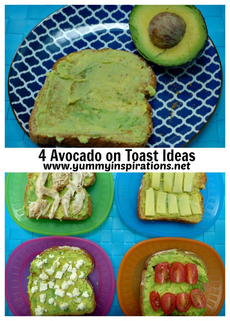 4 Avocado on Toast Ideas