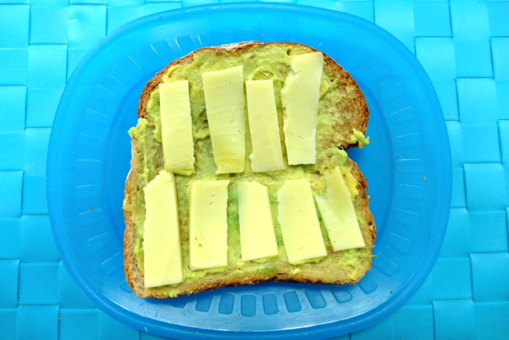 Avocado and Cheese on Toast