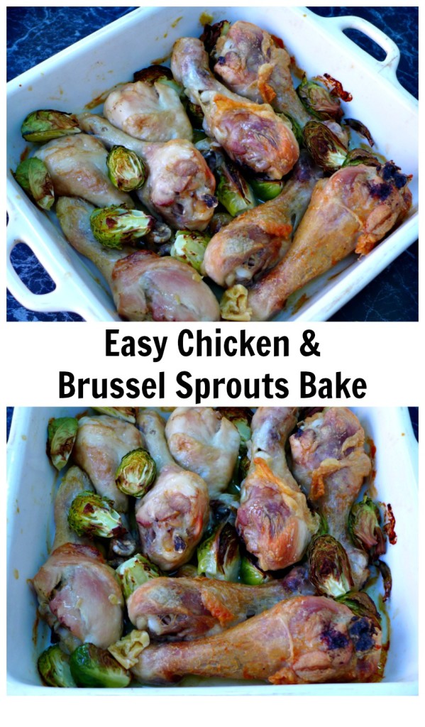 Chicken and Brussel Sprouts Bake Recipe & Video - an easy baked chicken recipe which is Low Carb Ketogenic Diet Friendly.